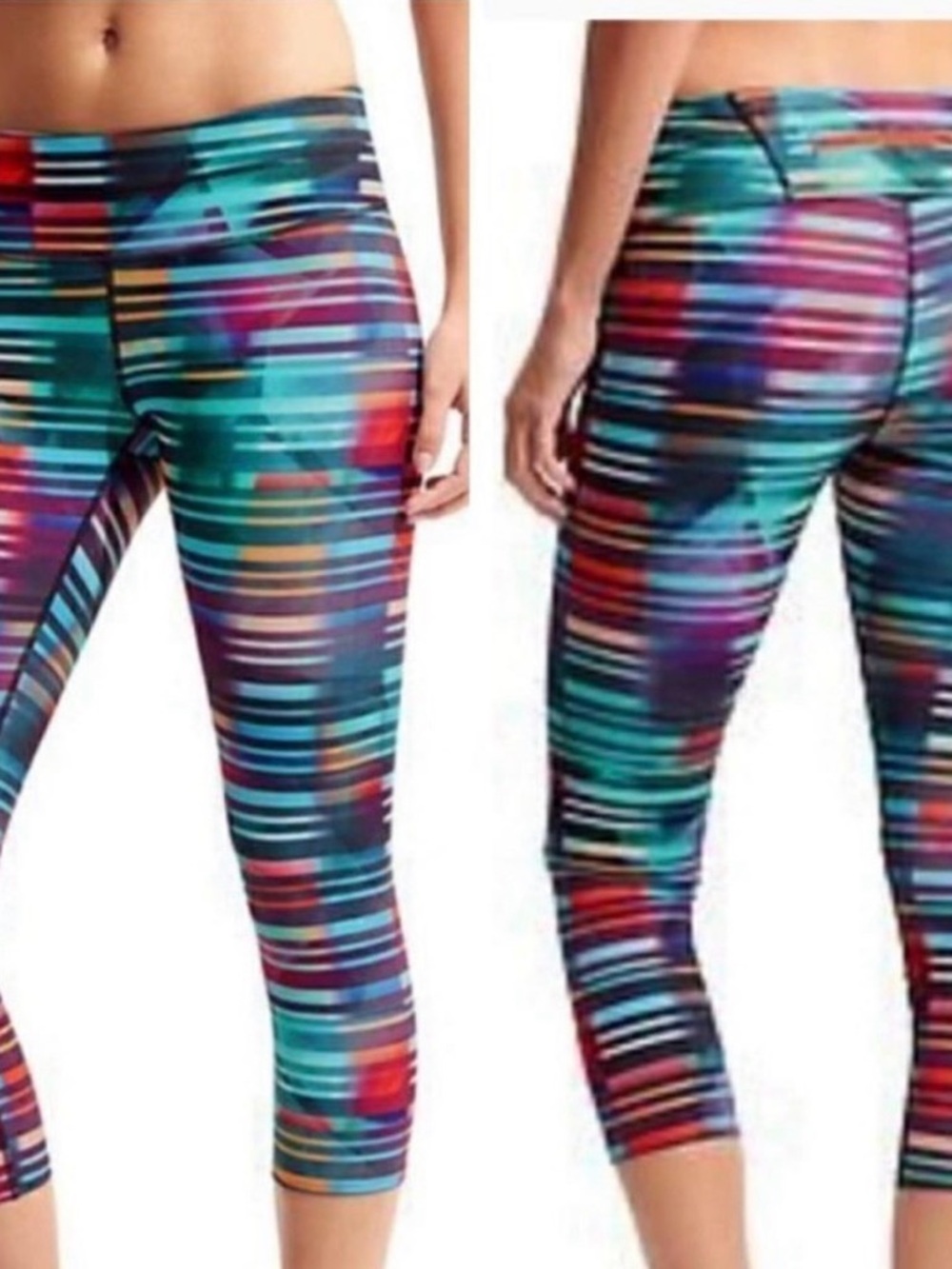 Athleta sonar Laser Beam Leggings - Women's Active Crop Pants